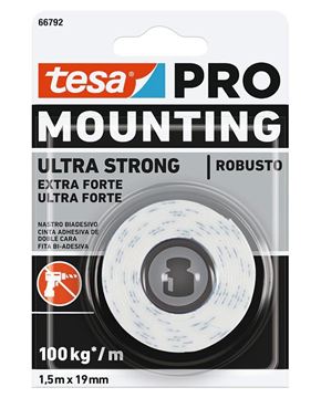 TESA PRO MOUNTING ULTRA STRONG montážní páska 19mm, 1,5m, bílá