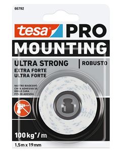 TESA PRO MOUNTING ULTRA STRONG montážní páska 19mm, 1,5m, bílá