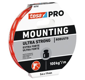 TESA PRO MOUNTING ULTRA STRONG montážní páska 19mm, 5m, bílá