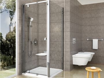 CONCEPT PIVOT STYLE PT-PPS boční stěna 80x190 cm, lesklý chrom/čiré sklo 90G40C00Z15 Obrázek - fotka