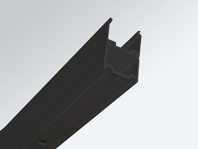 CONCEPT PIVOT STYLE PT-PPS boční stěna 100x190 cm, černá/čiré sklo 90GA0300Z15 Obrázek - fotka