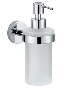 TESA SMOOZ dávkovač tekutého mýdla 200 ml, nástěnný, sklo, chrom