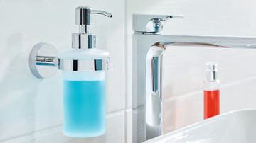 TESA SMOOZ dávkovač tekutého mýdla 200 ml, nástěnný, sklo, chrom 40323-00000-00 Obrázek - fotka