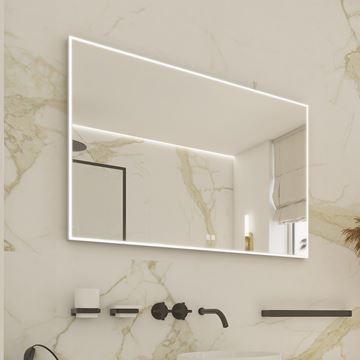 NIMCO ZP 13000 zrcadlo 100x70 cm, reverzibilní, s osvětlením, s regulací stmívání a teploty světla, se dvěma senzory ZP 13004VX Obrázek - fotka