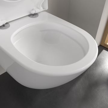 VILLEROY & BOCH SUBWAY 3.0 závěsné WC, se SoftClosing sedátkem, TwistFlush splachování, CeramicPlus, alpská bílá 4670TSR1 Obrázek - fotka