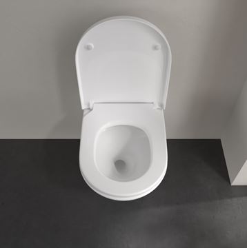 VILLEROY & BOCH SUBWAY 3.0 závěsné WC, se SoftClosing sedátkem, TwistFlush splachování, CeramicPlus, alpská bílá 4670TSR1 Obrázek - fotka