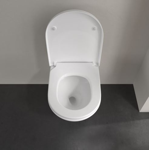VILLEROY & BOCH SUBWAY 3.0 závěsné WC, se SoftClosing sedátkem, TwistFlush splachování, CeramicPlus, alpská bílá 4670TSR1 Obrázek - fotka