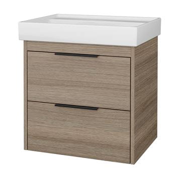 CONCEPT 150 skříňka pod umyvadlo 56,5x45x56 cm, 2 zásuvky, cafe