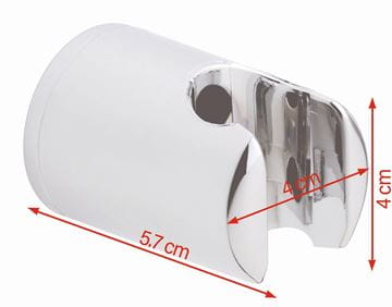 TESA SPAA nástěnný držák ruční sprchy, chrom 40343-00000-00 Technický nákres