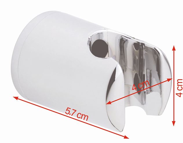 TESA SPAA nástěnný držák ruční sprchy, chrom 40343-00000-00 Technický nákres