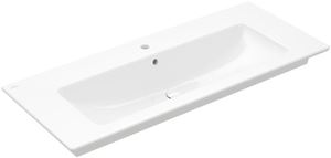 VILLEROY & BOCH VERITY LINE umyvadlo 120 cm, s otvorem pro baterii a přepadem, alpská bílá