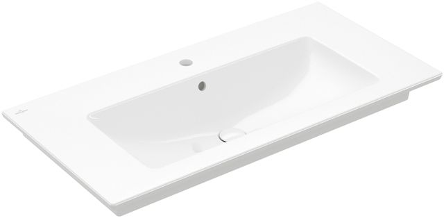 VILLEROY & BOCH VERITY LINE umyvadlo 100 cm, s otvorem pro baterii a přepadem, CeramicPlus, alpská bílá 4A12ALR1 Obrázek - Hlavní obrázek