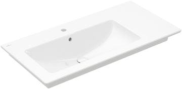 VILLEROY & BOCH VERITY LINE umyvadlo 100 cm, s otvorem pro baterii a přepadem, alpská bílá