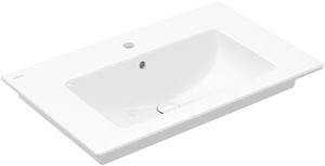 VILLEROY & BOCH VERITY LINE umyvadlo 80 cm, s otvorem pro baterii a přepadem, alpská bílá