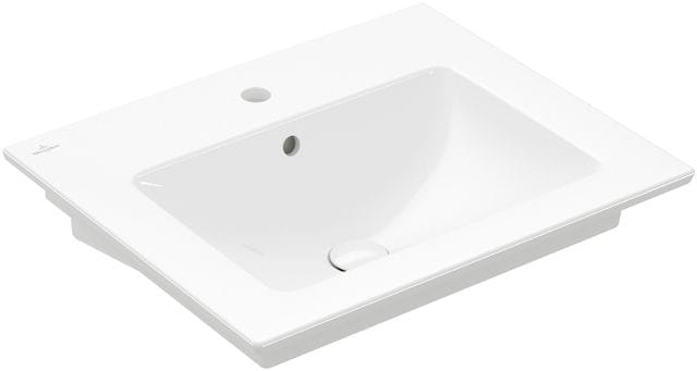 VILLEROY & BOCH VERITY LINE umyvadlo 60 cm, s otvorem pro baterii a přepadem, CeramicPlus, alpská bílá 4A1660R1 Obrázek - Hlavní obrázek