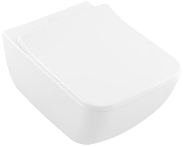 VILLEROY & BOCH VERITY LINE závěsné WC, se SoftClosing sedátkem, DirectFlush splachování, alpská bílá 4615RL01 Obrázek - Hlavní obrázek