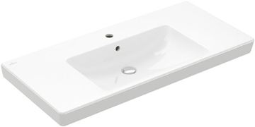 VILLEROY & BOCH VERITY DESIGN 2.0 umyvadlo 100 cm, s otvorem pro baterii a přepadem, CeramicPlus, alpská bílá