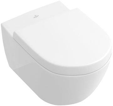 VILLEROY & BOCH VERITY DESIGN 2.0 závěsné WC, DirectFlush splachování, CeramicPlus, alpská bílá