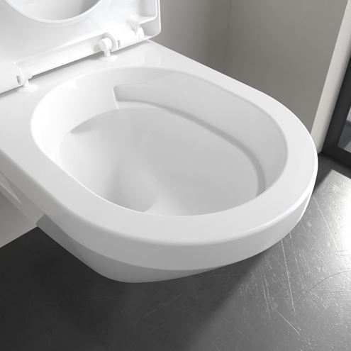 VILLEROY & BOCH VERITY závěsné WC, se SoftClosing sedátkem, TwistFlush splachování, alpská bílá 5C94CL01 Obrázek - fotka