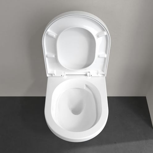 VILLEROY & BOCH VERITY závěsné WC, se SoftClosing sedátkem, TwistFlush splachování, alpská bílá 5C94CL01 Obrázek - fotka