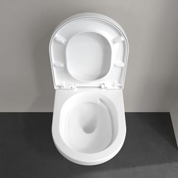 VILLEROY & BOCH VERITY závěsné WC, se SoftClosing sedátkem, TwistFlush splachování, alpská bílá 5C94CL01 Obrázek - fotka