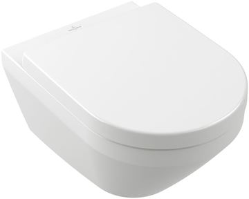 VILLEROY & BOCH VERITY závěsné WC, se SoftClosing sedátkem, TwistFlush splachování, alpská bílá
