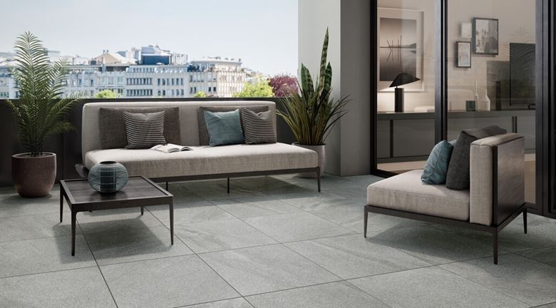 VILLEROY & BOCH MONT BLANC GARDEN dlažba 80x80x2 cm, mat, silver 2889/GS06 Obrázek - fotka