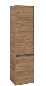 VILLEROY & BOCH COLLARO vysoká skříňka 40,4x34,9x153,8 cm, 2 dvířka, panty vlevo, Oak Kansas