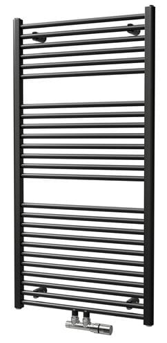 CONCEPT 200 TUBE SP koupelnový radiátor 1175/600, středové připojení, černá perla S22 CTU11750600SM855001 Obrázek - Hlavní obrázek