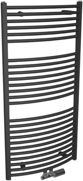 CONCEPT 200 TUBE EXTRA SP koupelnový radiátor 1175/600, středové připojení, černá perla S22