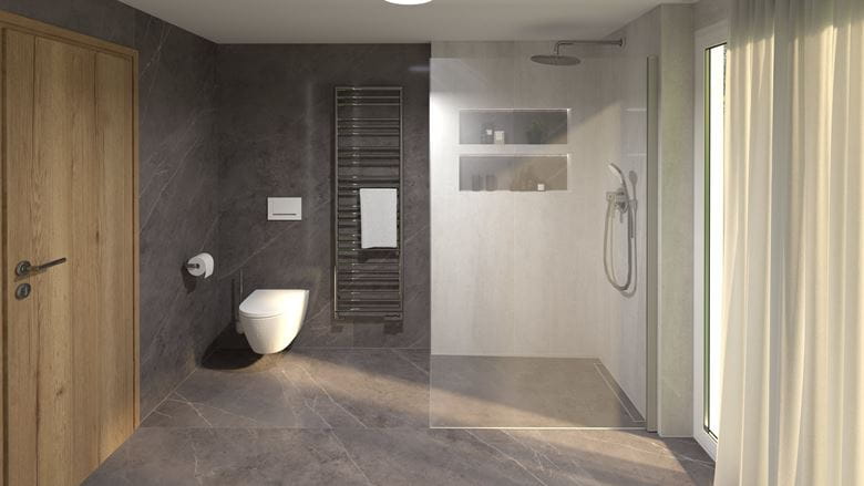 CONCEPT WALK-IN stěna 117,6x199,8 cm, čiré sklo CW1208T Obrázek - fotka
