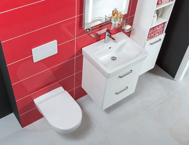 JIKA LYRA PLUS VIVA skříňka pod umyvadlo 49,1x41,6x55 cm, 2 zásuvky, bílá H40J3834023001 Obrázek - fotka