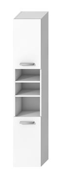 JIKA LYRA PLUS VIVA vysoká skřínka 32x25,1x170 cm, 2 dvířka, 2 police, bílá