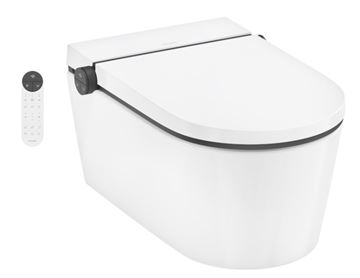 HANSGROHE LAVA PURA ELEMENT S závěsné WC s bidetovým sedátkem, SoftClosing, AquaHelix Flush, HygieneEffect