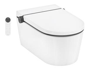 HANSGROHE LAVA PURA ELEMENT S závěsné WC s bidetovým sedátkem, SoftClosing, AquaHelix Flush, HygieneEffect