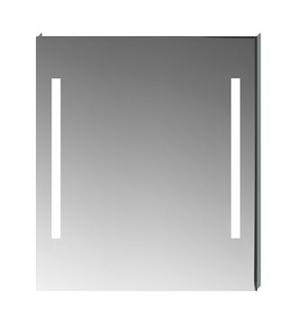 JIKA CLEAR zrcadlo 100x81 cm, s osvětlením