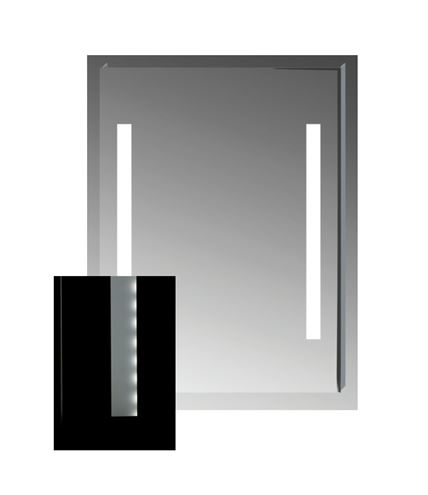 JIKA CLEAR zrcadlo 100x81 cm, s osvětlením H4557651731441 Obrázek - fotka
