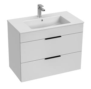 JIKA CUBE skříňka s umyvadlem 80x43x62,2 cm, 2 zásuvky, bílá