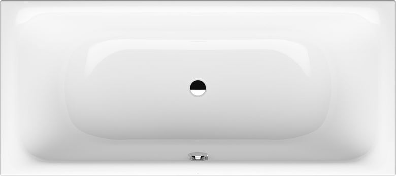 GKI SOFT vana 180x80 cm, pro 2 osoby, bez nožiček, akrylát SOBW18080W Obrázek - Hlavní obrázek