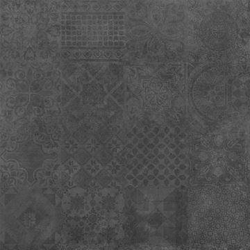 ABITARE ICON dekor 60x60 cm, mat, black
