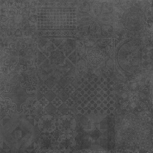 ABITARE ICON dekor 60x60 cm, mat, black ICON 600 BLACK DEC R Obrázek - Hlavní obrázek