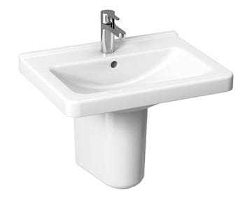 JIKA CUBITO umyvadlo 65 cm, s otvorem pro baterii a přepadem, Jika perla H8104241001041 Obrázek - fotka