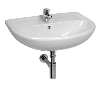 JIKA LYRA PLUS umyvadlo 50 cm, s otvorem pro baterii a přepadem