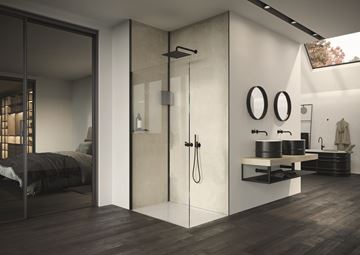 HÜPPE SELECT+ stěna walk-in 110x200 cm, White Edition/čiré sklo SL1108.182.322 Obrázek - fotka