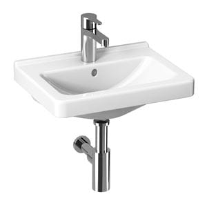 JIKA CUBITO PURE umývátko 45 cm, s otvorem pro baterii a přepadem