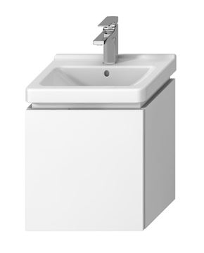 JIKA CUBITO PURE skříňka pod umývátko 44x33,4x48 cm, 1 zásuvka, Push-open, lesklá bílá