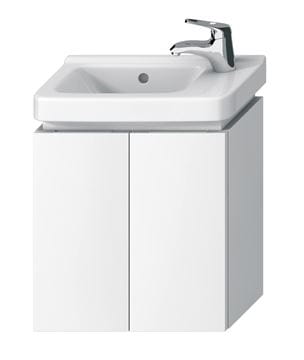 JIKA CUBITO PURE skříňka pod umývátko 44x24,1x48 cm, 2 dvířka, lesklá bílá