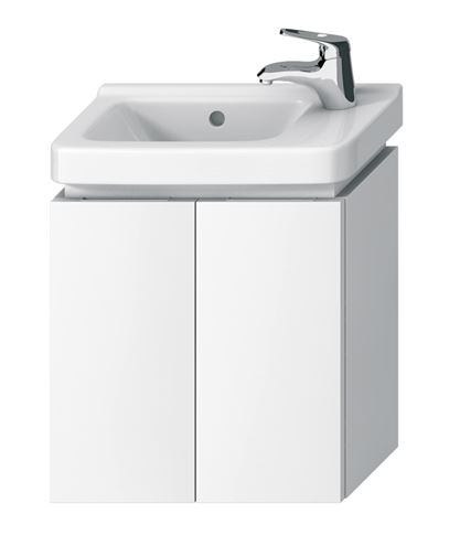 JIKA CUBITO PURE skříňka pod umývátko 44x24,1x48 cm, 2 dvířka, lesklá bílá H40J4202005001 Obrázek - Hlavní obrázek
