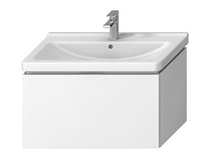 JIKA CUBITO PURE skříňka pod umyvadlo 84x46,7x48 cm, 1 zásuvka, Push-open, lesklá bílá