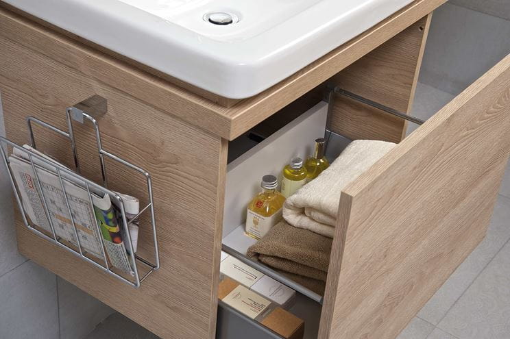 JIKA CUBITO PURE skříňka pod umyvadlo 59x42,7x48 cm, 1 zásuvka, Push-open, lesklá bílá H40J4233015001 Obrázek - fotka